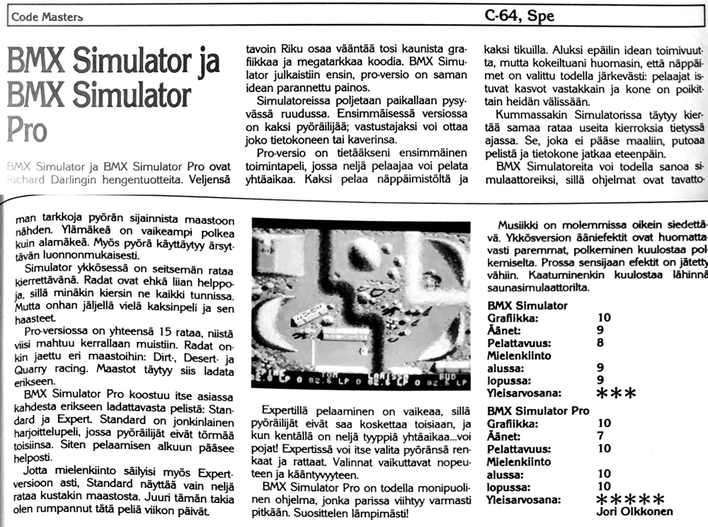 BMX Simulator + BMX Simulator Pro